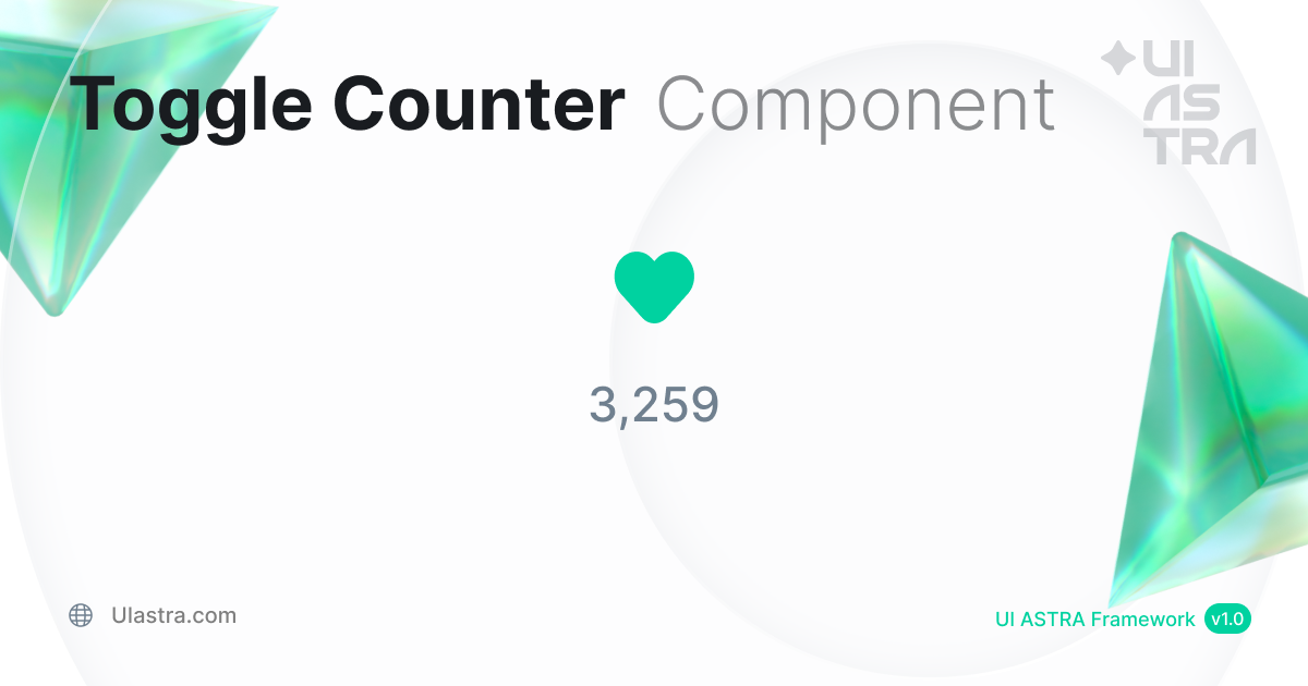 Toggle Counter | UI Astra Framework